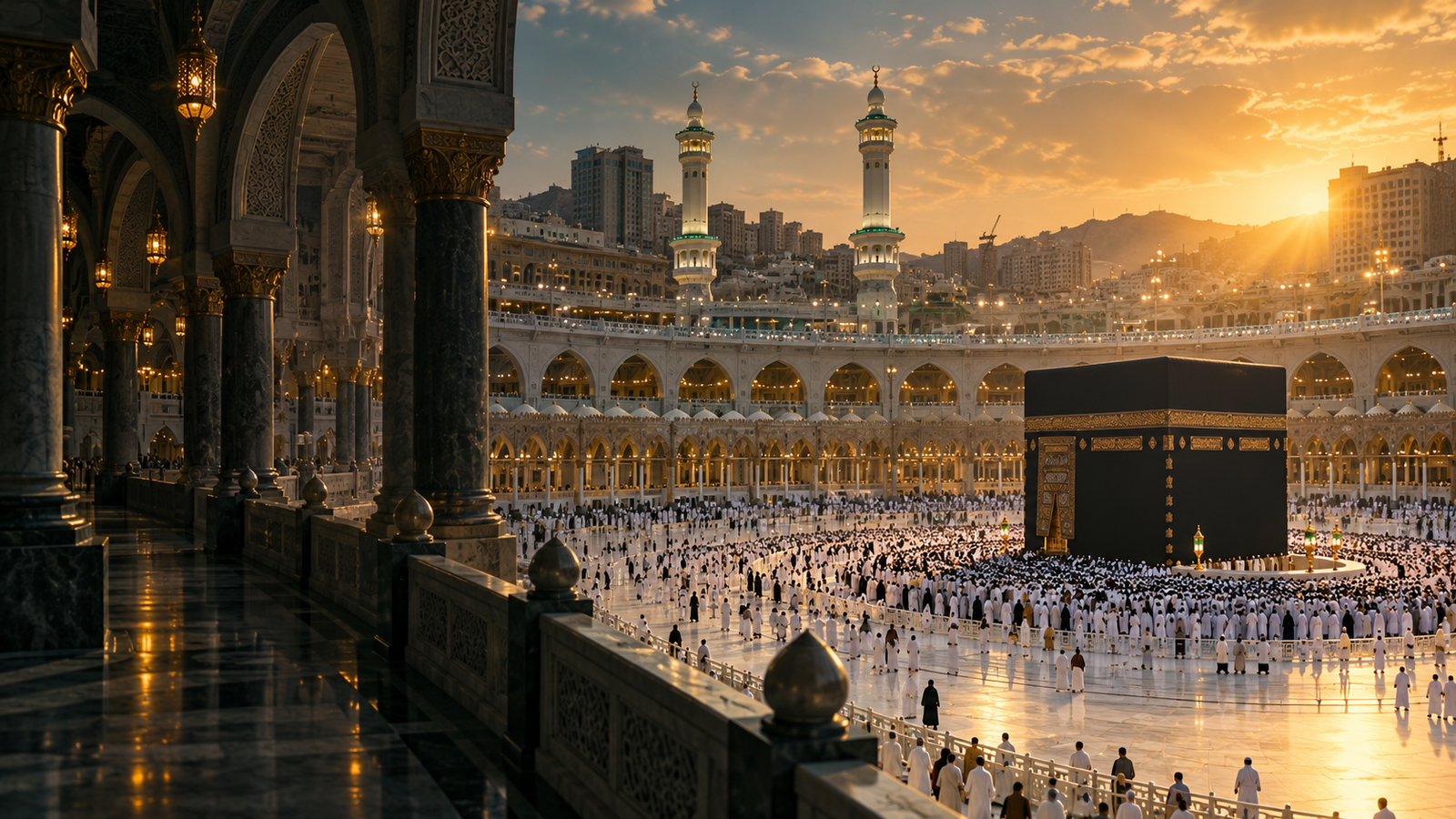 Makkah pilgrimage destination, illustrative image